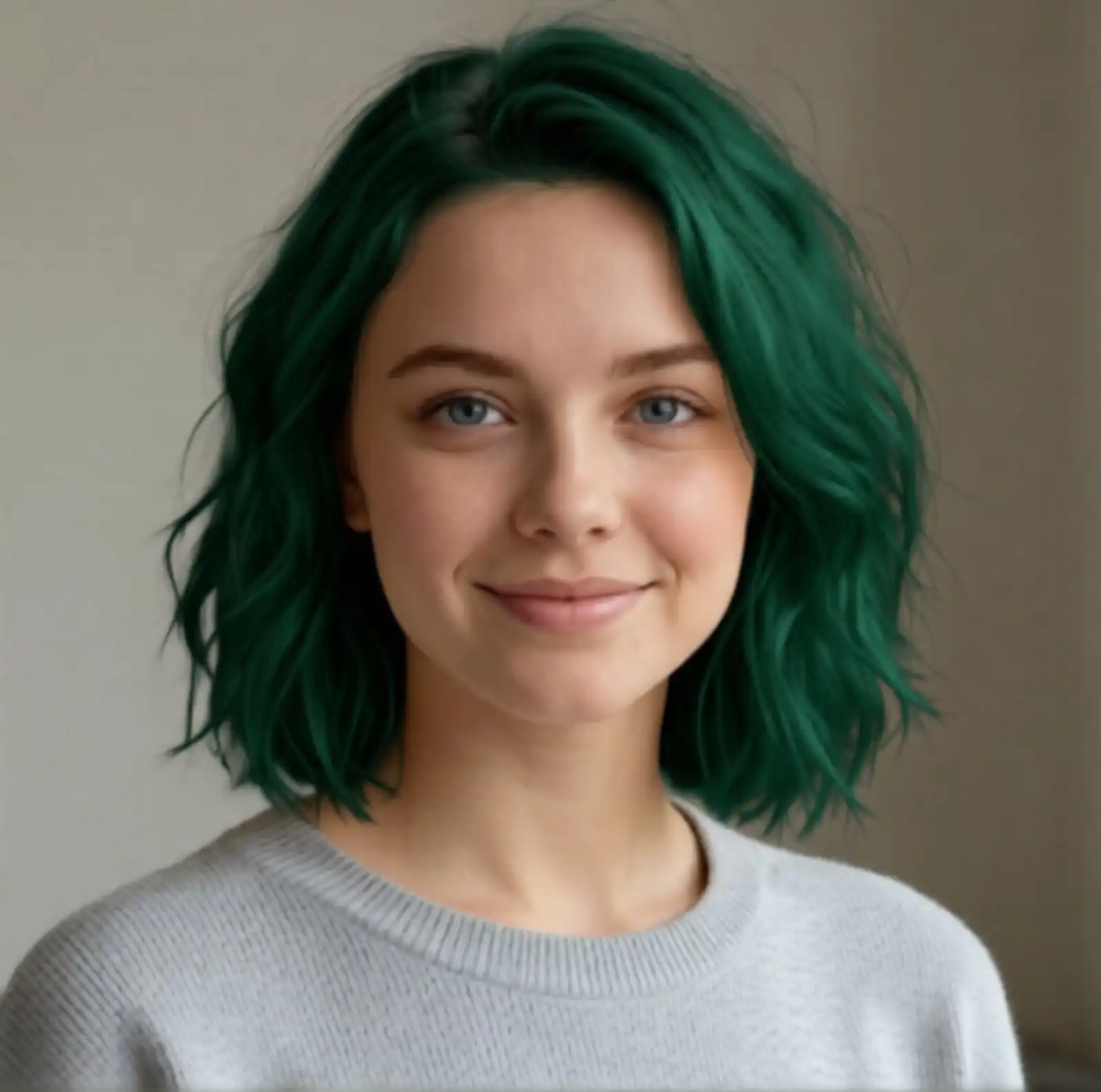 Hair color Forest Green