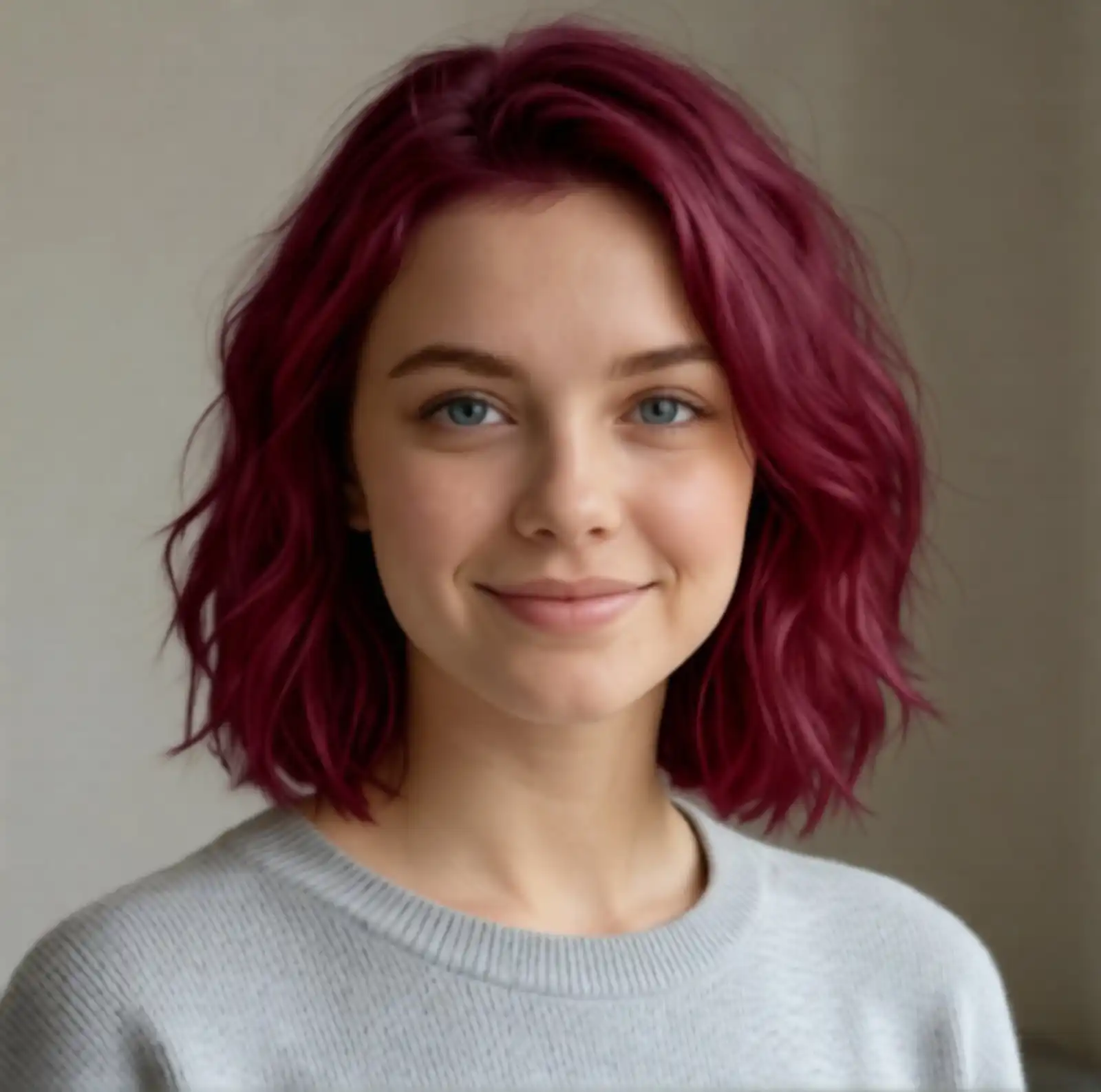 Hair Color Wine Red