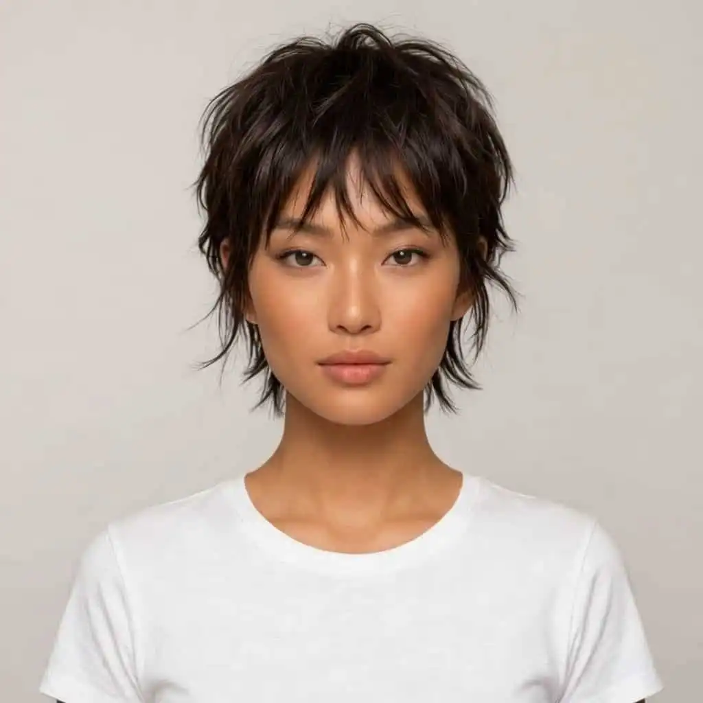 Hair style Short Textured Shag
