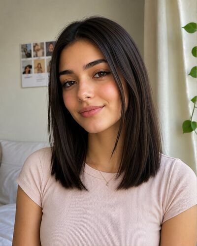 Hair style Blunt Bob
