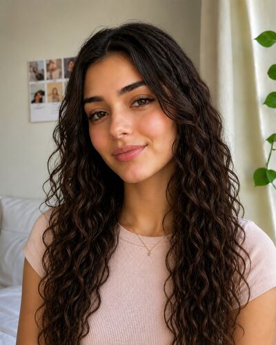 Hair style Long Curls