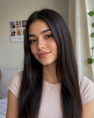 Hair style Long Straight